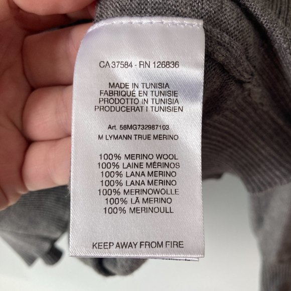 J.LINDEBERG V-Neck Merino Wool sweater  - size XL - Picture 11 of 13